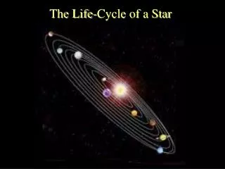 The Life-Cycle of a Star