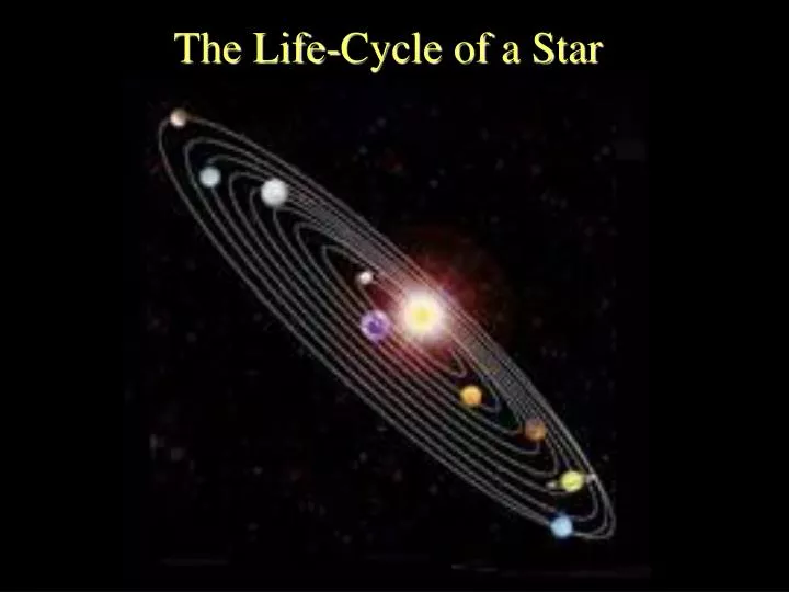 the life cycle of a star