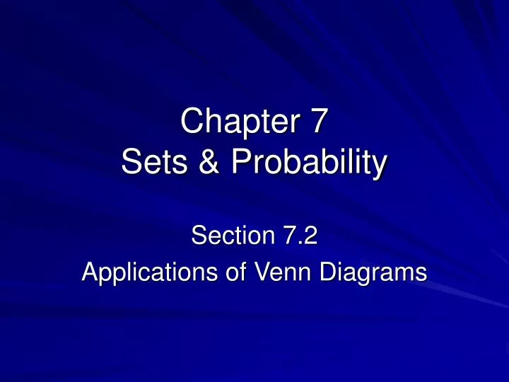 chapter 7 sets probability