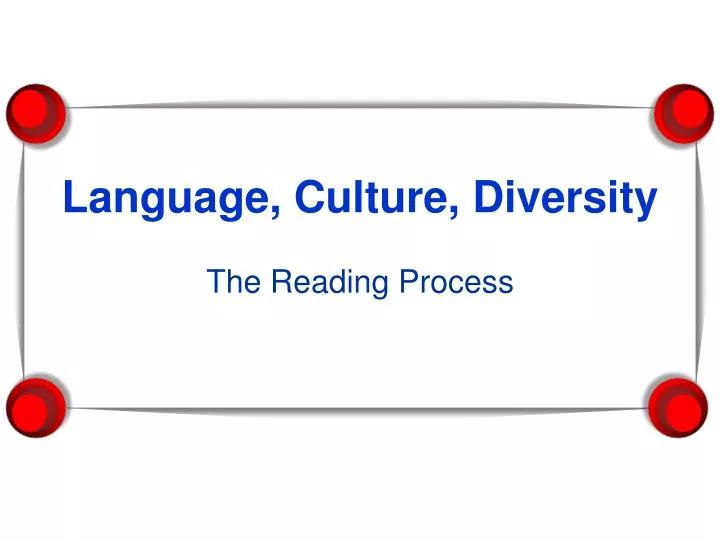 language culture diversity
