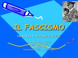 il fascismo