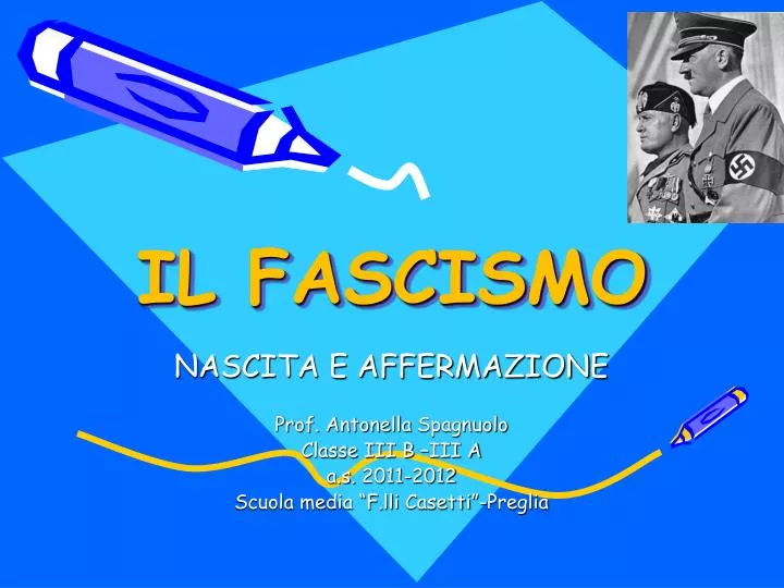 il fascismo