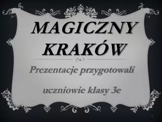 magiczny krak w
