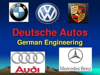Deutsche Autos German Engineering