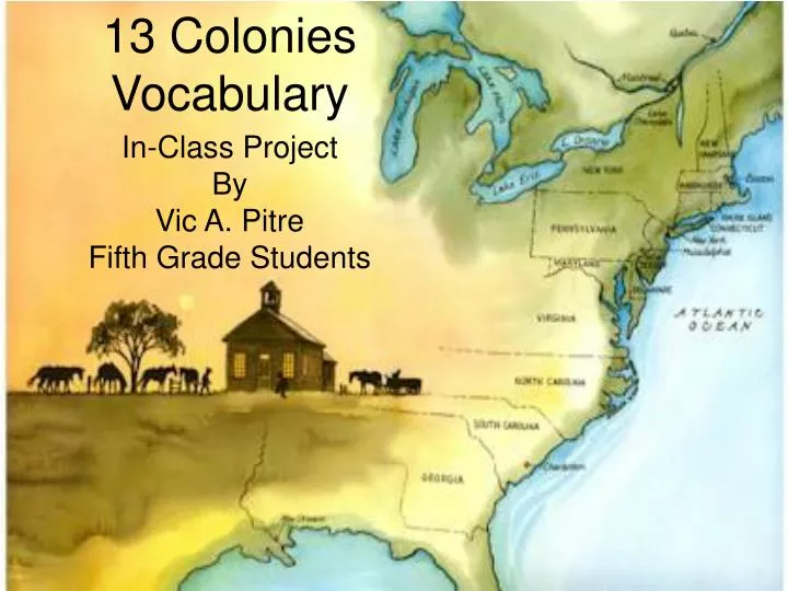 13 colonies vocabulary