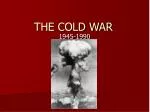 THE COLD WAR - slide 1