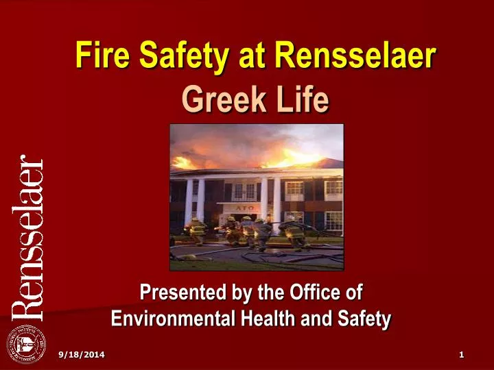 fire safety at rensselaer greek life