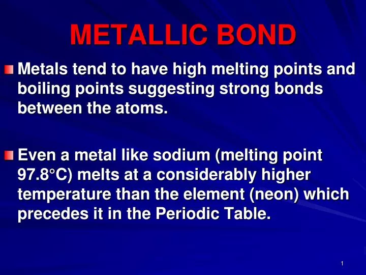 metallic bond