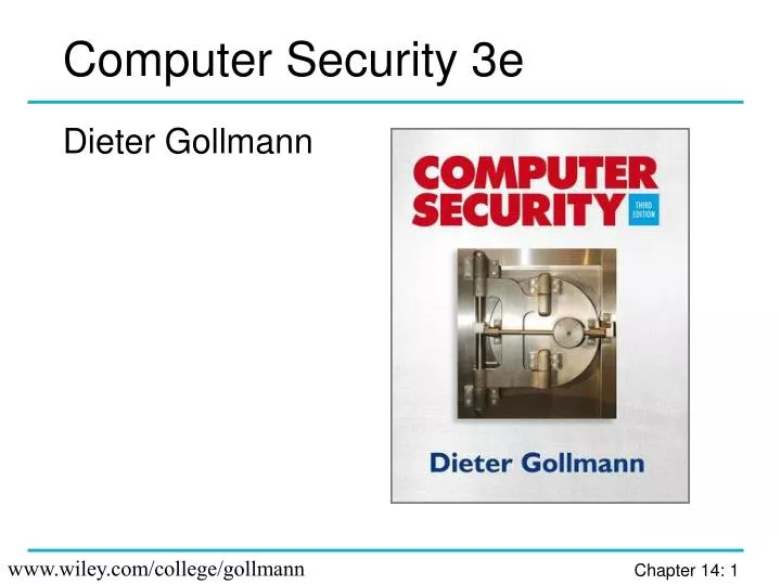 computer security 3e