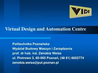 virtual design and automation centre