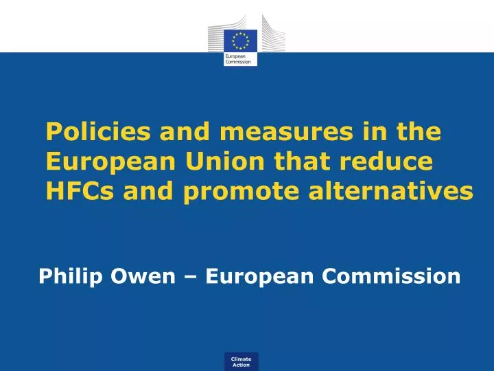 policies and measures in the european union that reduce hfcs and promote alternatives