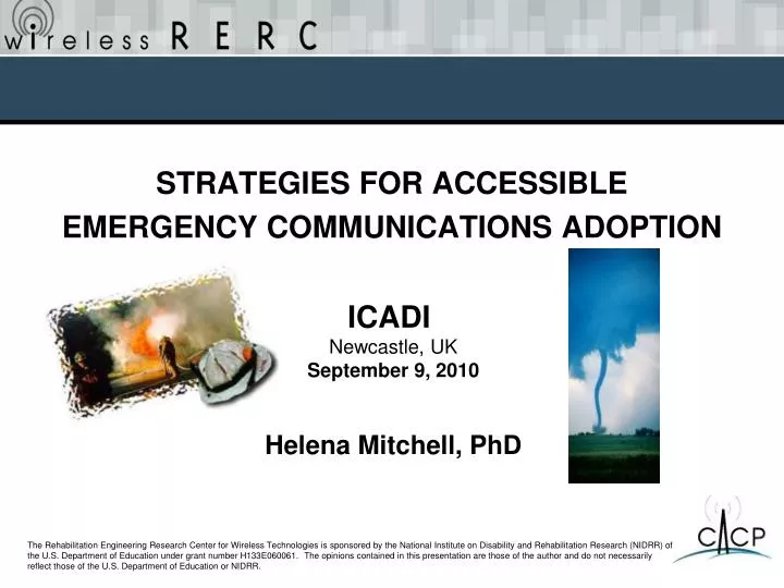 strategies for accessible emergency communications adoption