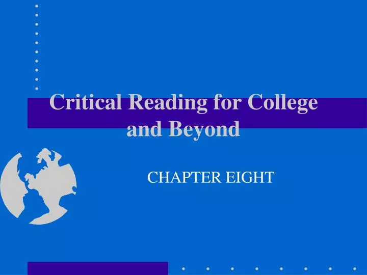 critical reading for college and beyond