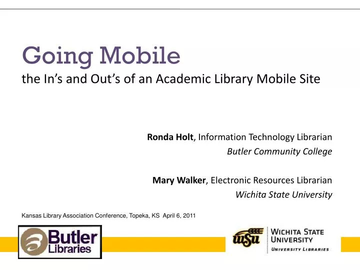 going mobile the in s and out s of an academic library mobile site