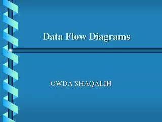 Data Flow Diagrams