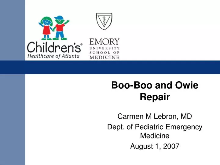 boo boo and owie repair