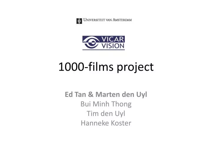 1000 films project