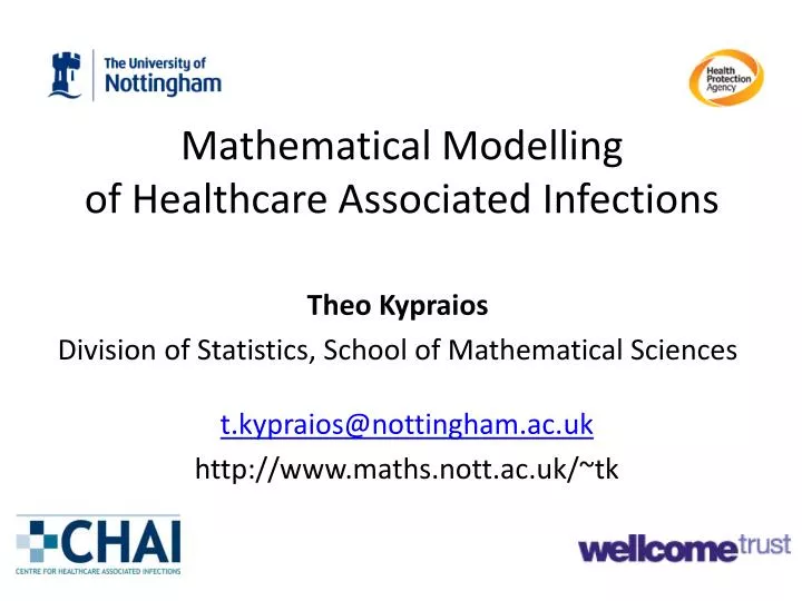 mathematical modelling of healthcare associated infections