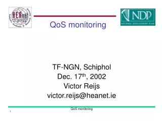 QoS monitoring