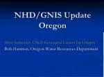 NHD/GNIS Update Oregon - slide 1
