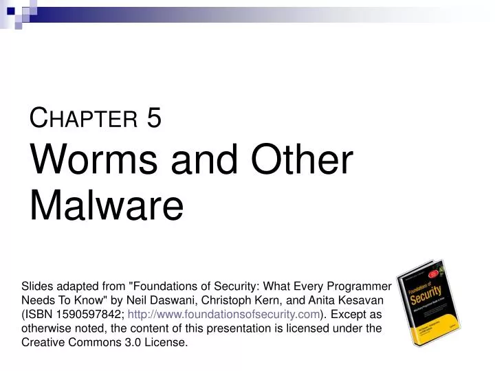 c hapter 5 worms and other malware