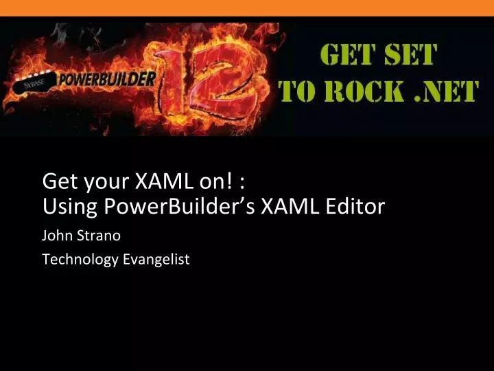 get your xaml on using powerbuilder s xaml editor