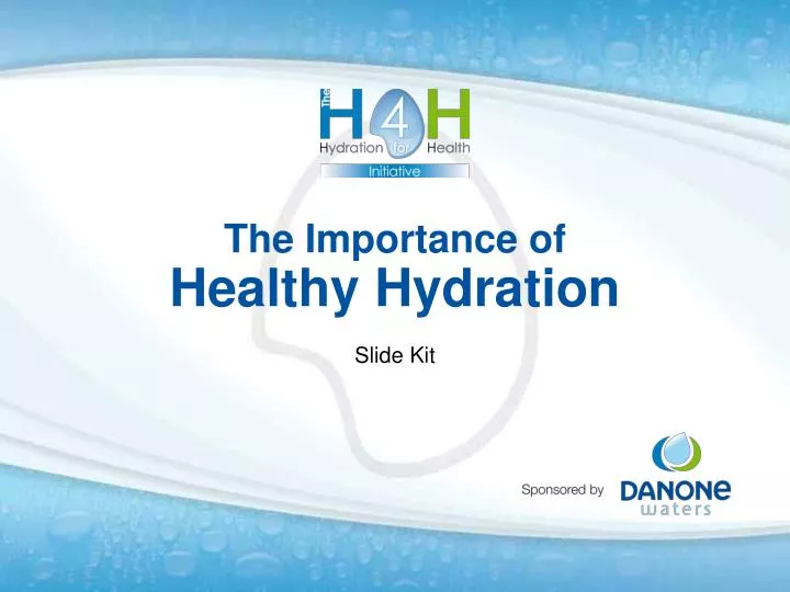 the importance of healthy hydration