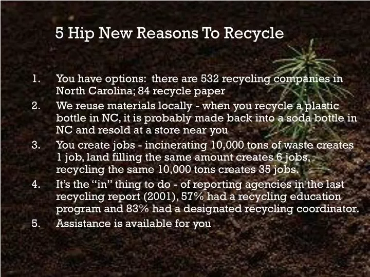 5 hip new reasons to recycle