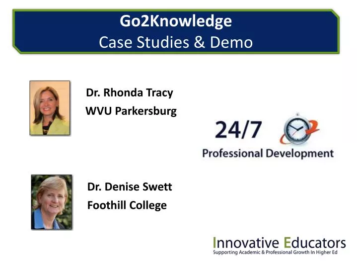 go2knowledge case studies demo