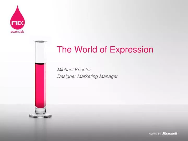 the world of expression