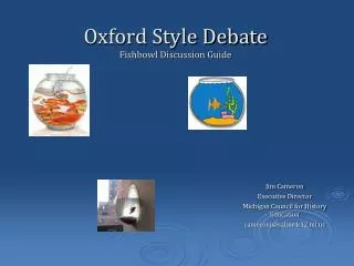 Oxford Style Debate Fishbowl Discussion Guide