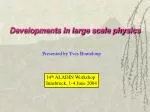Advancements in Large Scale Physics: Soil Moisture Analysis at the 14th ALADIN Workshop - slide 1