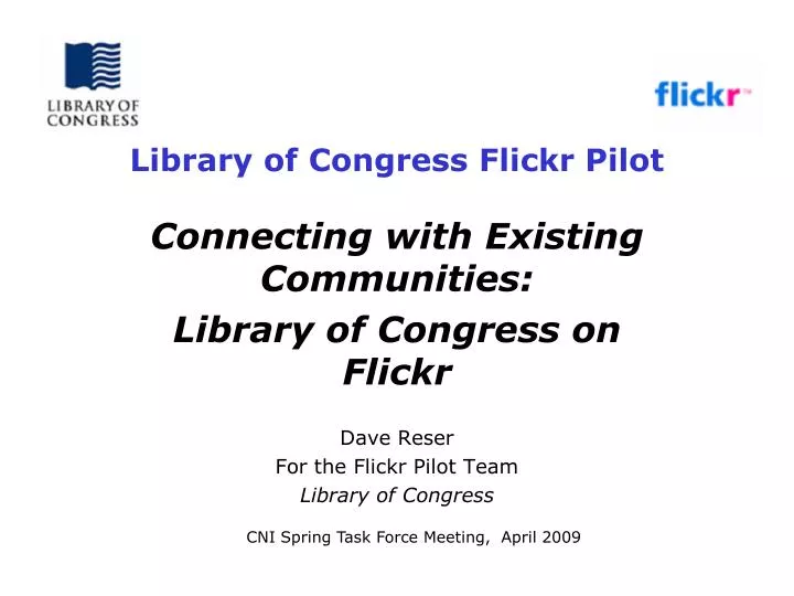 library of congress flickr pilot