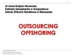 OUTSOURCING OFFSHORING - slide 1