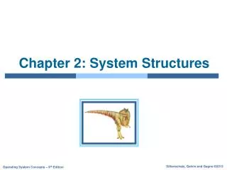 chapter 2 system structures