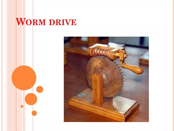 worm drive