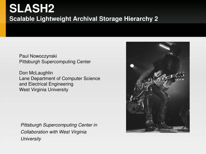 pittsburgh supercomputing center in collaboration with west virginia university