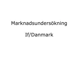 marknadsunders kning if danmark