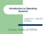 Introduction to Operating Systems - slide 1