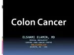 Colon Cancer - slide 1