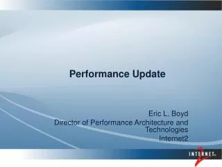 Performance Update