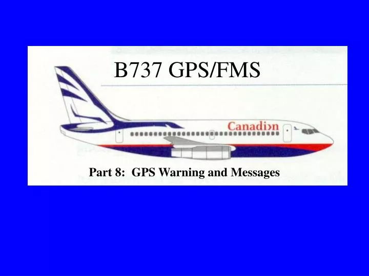 b737 gps fms