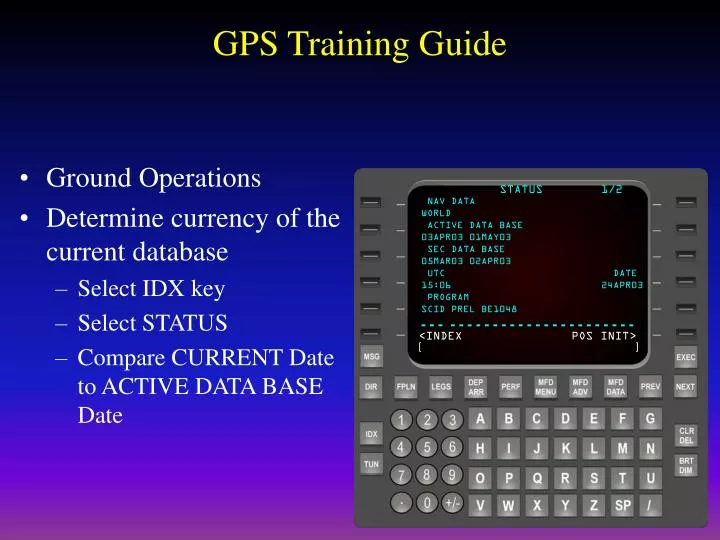 gps training guide