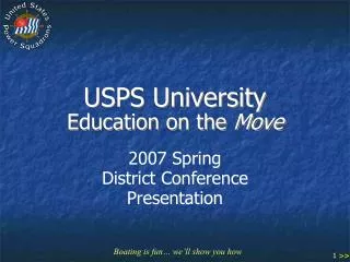 USPS University Education on the Move
