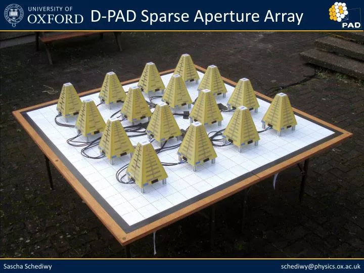 d pad sparse aperture array