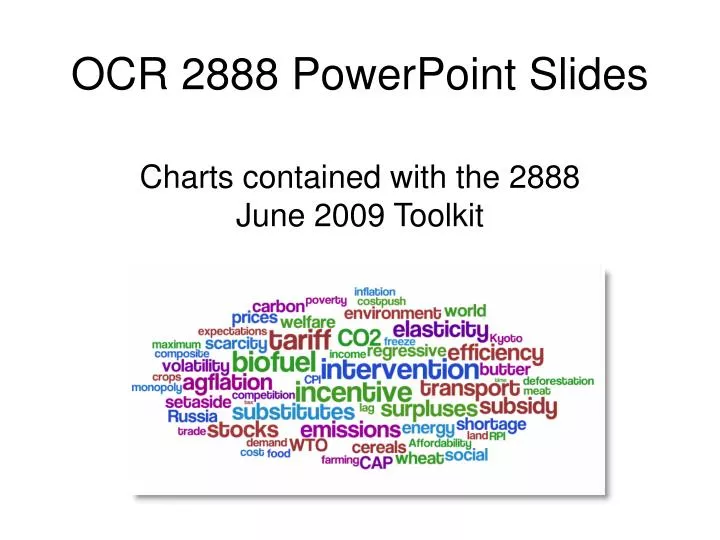 ocr 2888 powerpoint slides