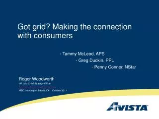 Got grid? Making the connection with consumers