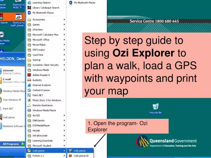 using ozi explorer to plan your campout walk
