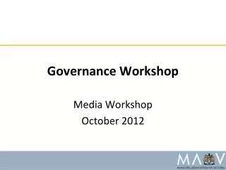 Governance Workshop