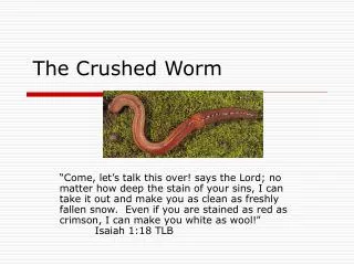 The Crushed Worm
